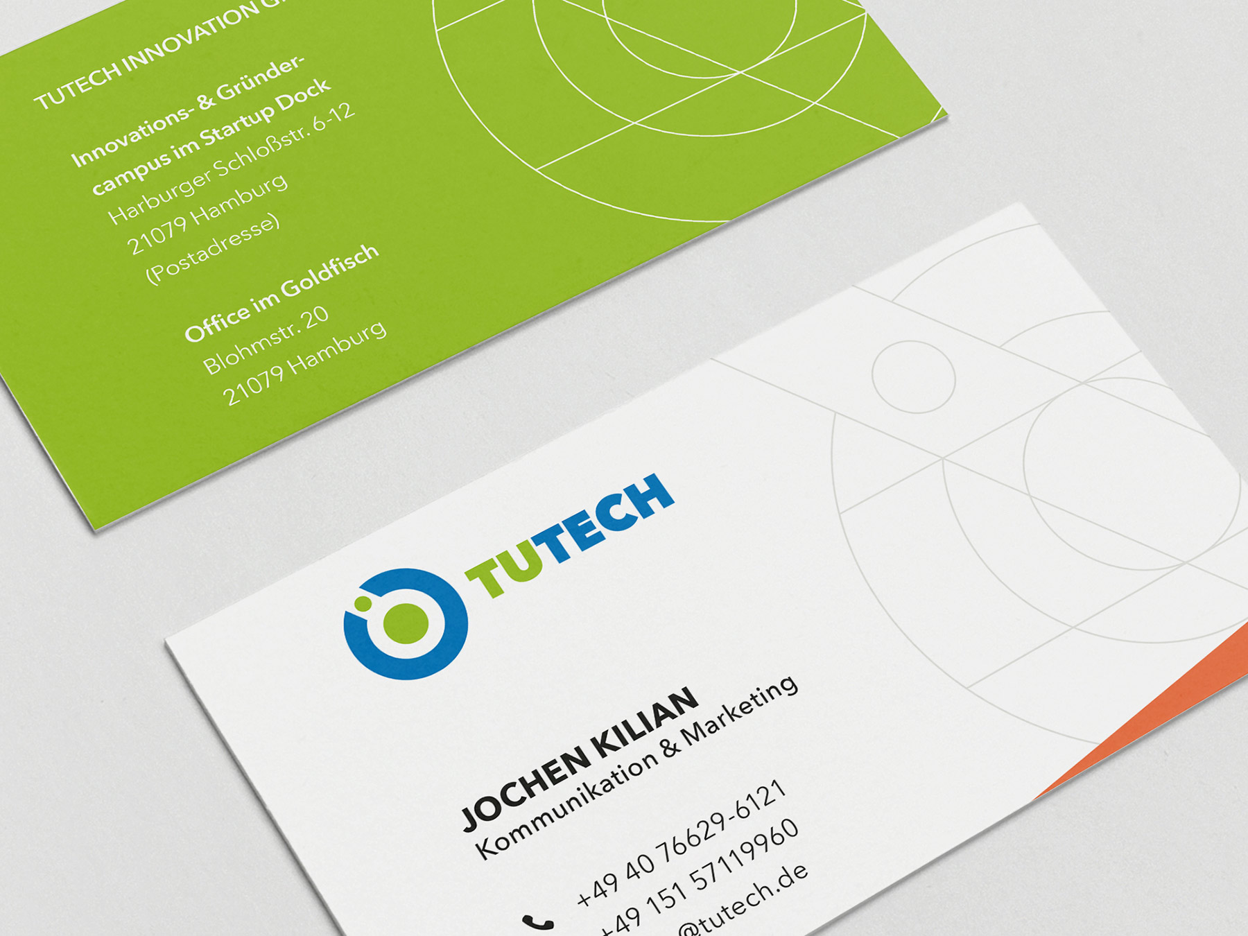 AuD Referenzen Tutech Visitenkarten