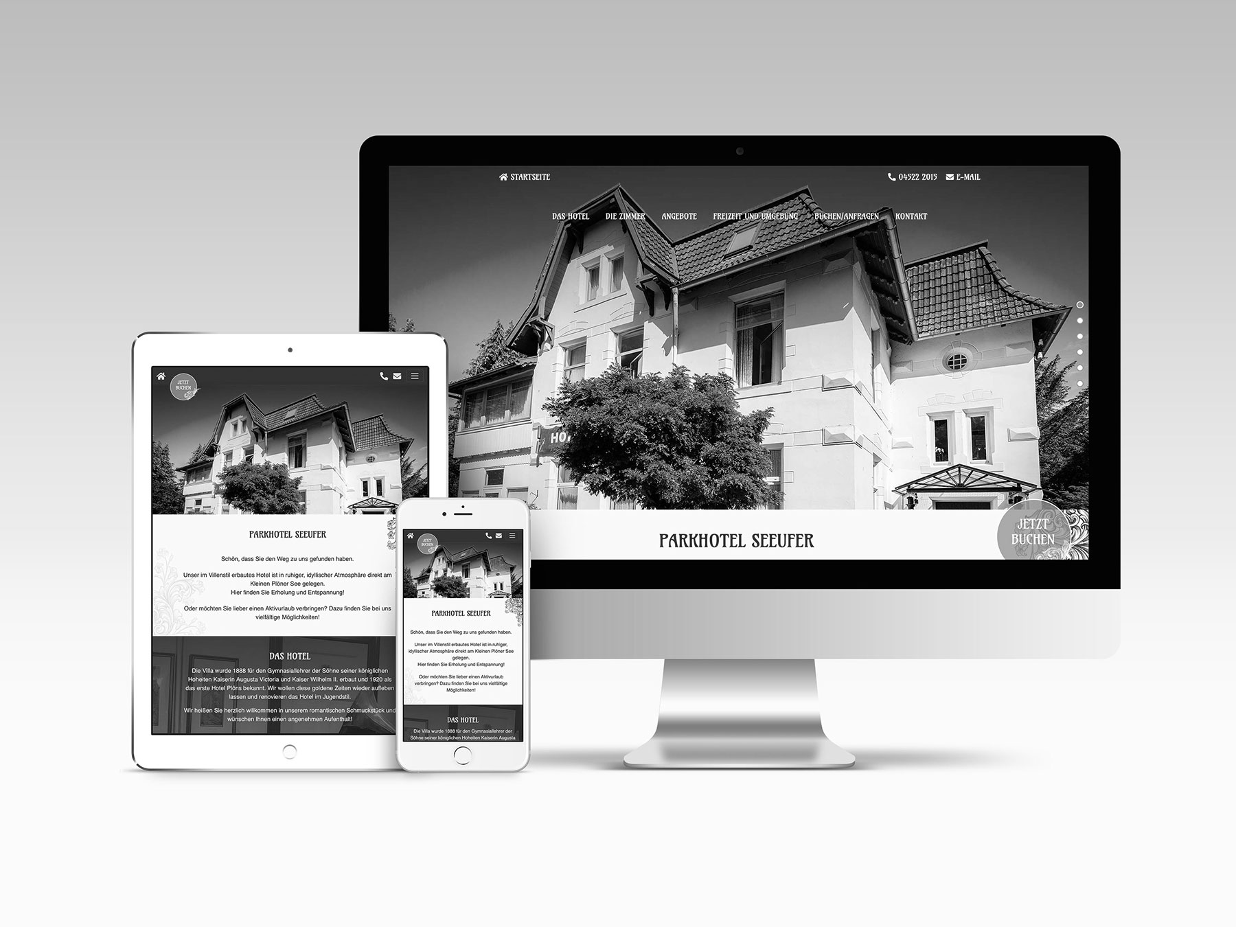 Parkhotel Seeufer Relaunch Website 