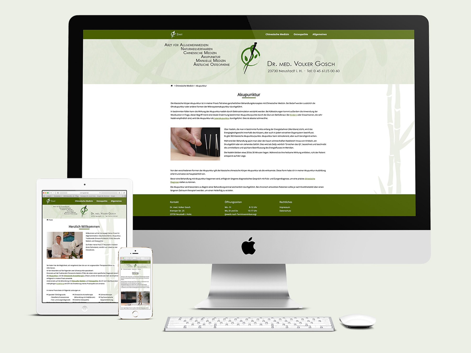 AuD Referenz Dr. med. Volker Gosch Webdesign