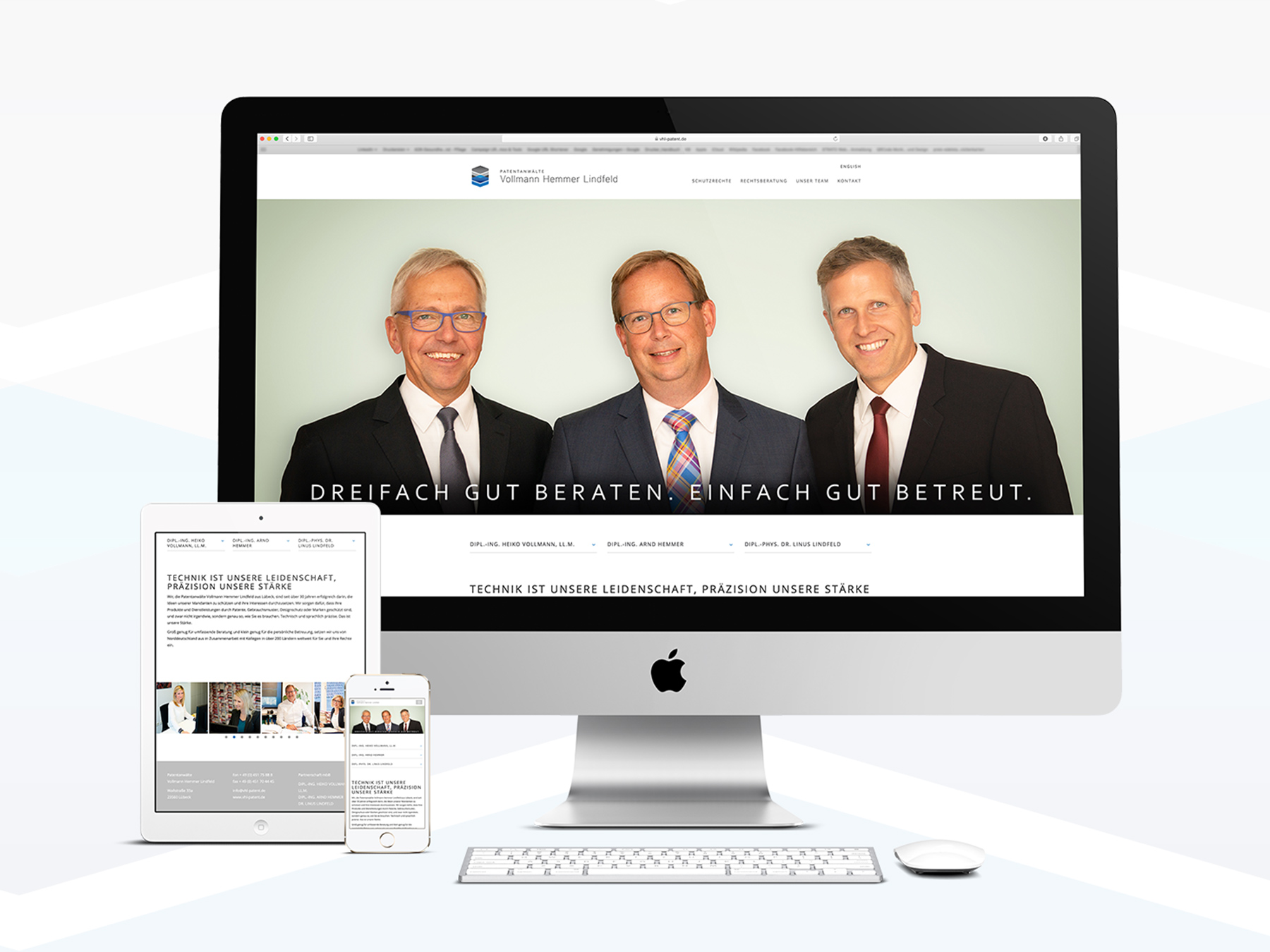 AuD Referenzen Patentanwälte Vollmann Hemmer Lindfeld Webdesign