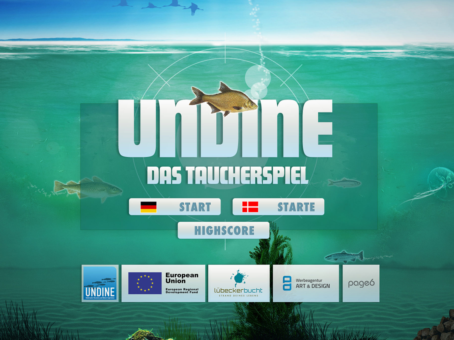 AuD Referenzen Tourismus-Agentur Lübecker Bucht Undine Eins Online Spiel