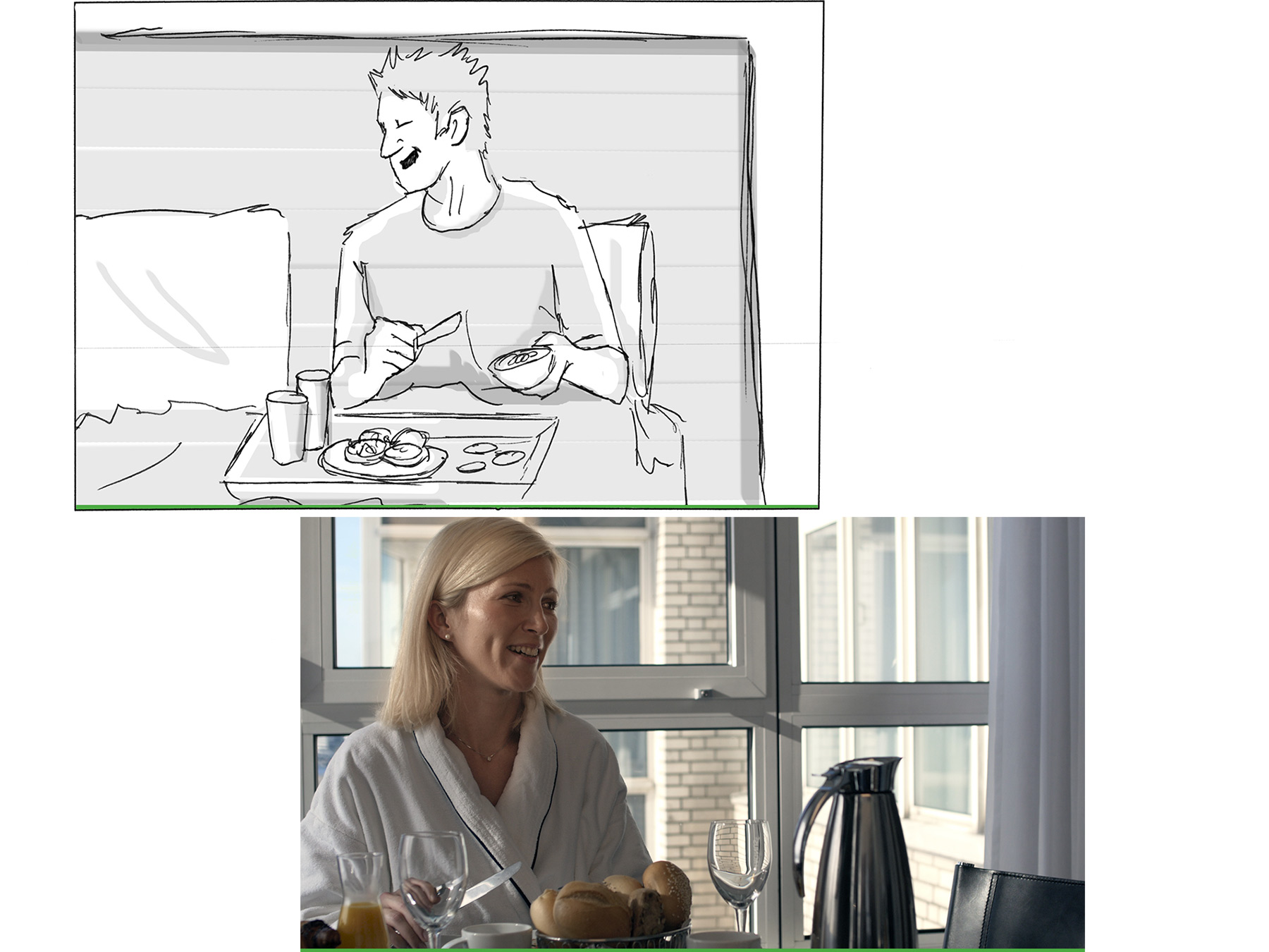 AuD Referenzen Holiday Inn Imagefilm Storyboard